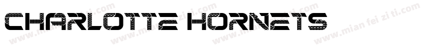 Charlotte Hornets字体转换